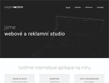 Tablet Screenshot of carpenoctem.cz